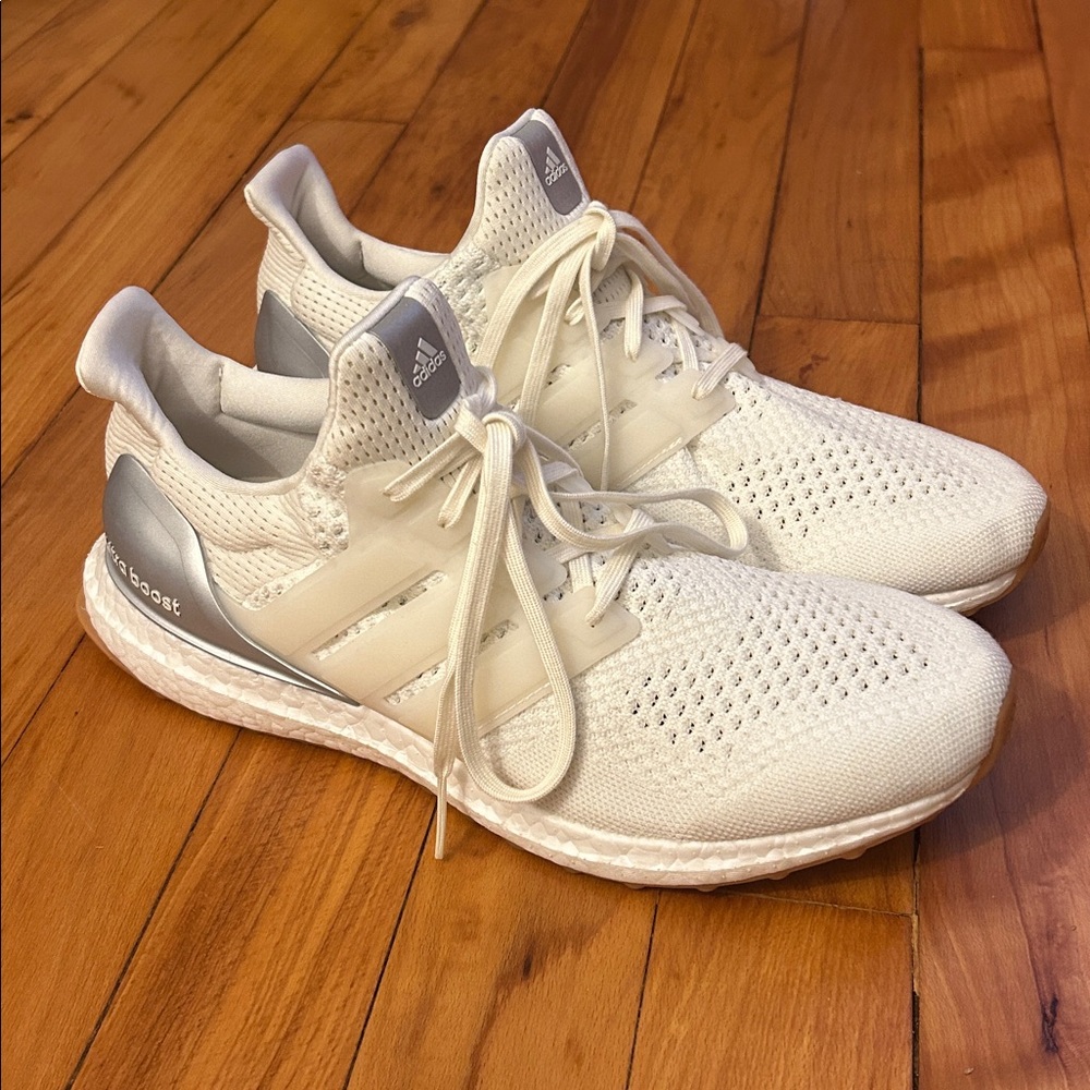 NWOT Adidas White Ultraboost Sneakers